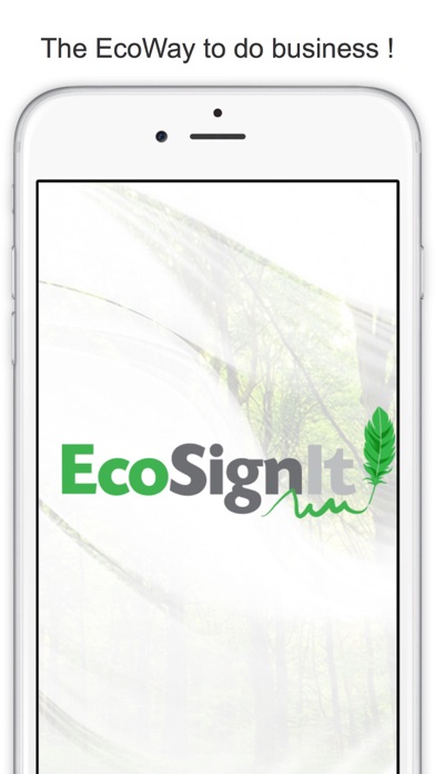 How to cancel & delete EcoSignIt from iphone & ipad 1