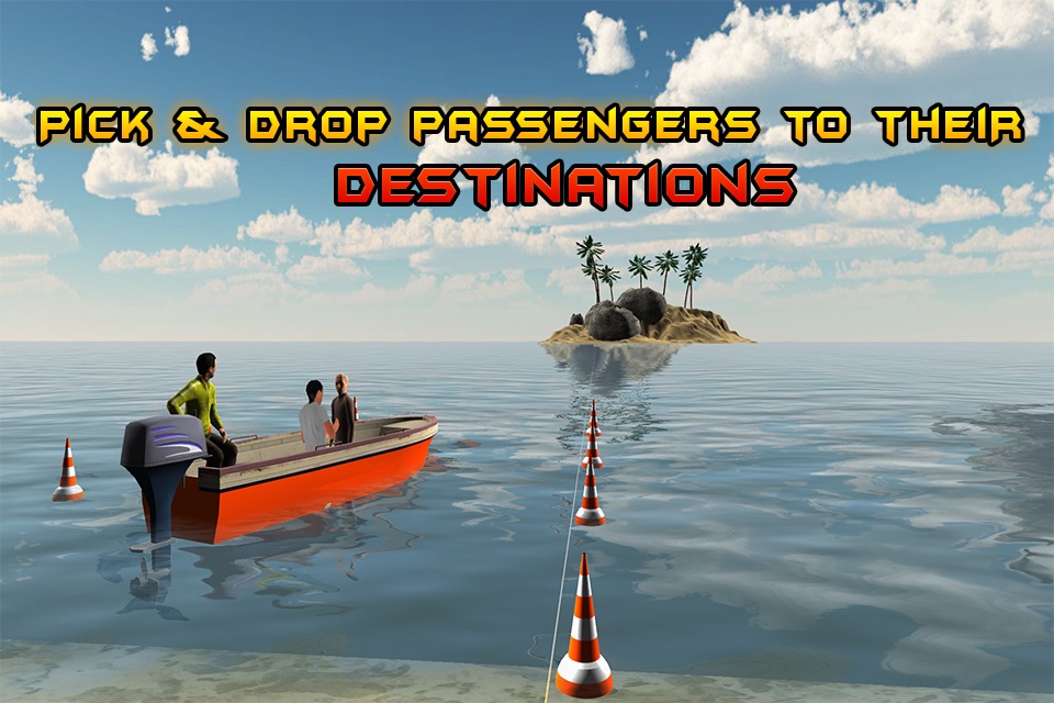 3D Motor Boat Simulator – Ride high speed boats in this driving simulation game screenshot 2