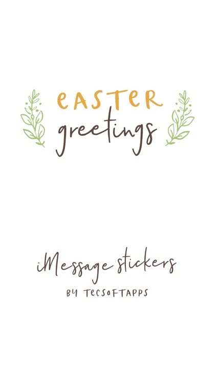 Easter Greetings for iMessage