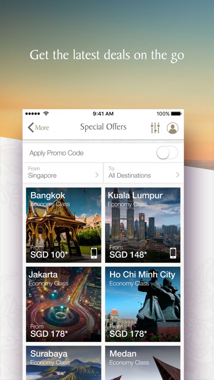Singapore Airlines screenshot-0