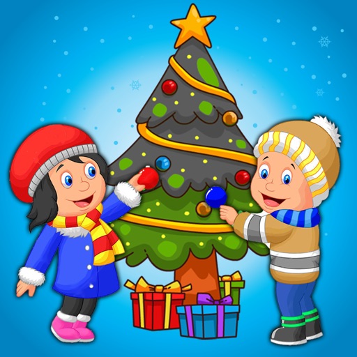 Christmas Scratch & Paint Coloring Games For Kids iOS App