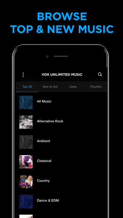 VOX Unlimited Music - Music Player & Streamer screenshot 3