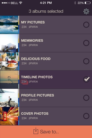 PikUp Pro - Backup Social Photo screenshot 2