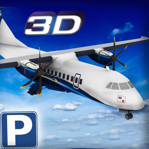 Emergency Airplane Parking Simulator 3D - Realistic Airport Flight Controls & Air Coach Bus Parking Games Icon
