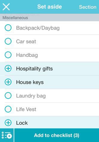 Baggage planner screenshot 4