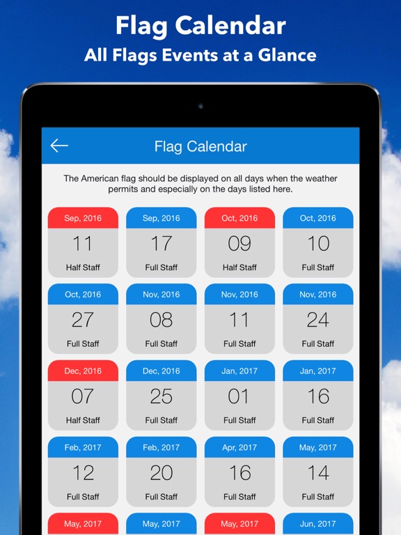Flag Day US Flag Calendar IPA Cracked for iOS Free Download