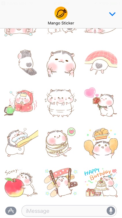 PandaMouse - Mango Sticker