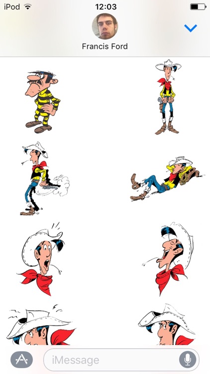 Lucky Luke Stickers