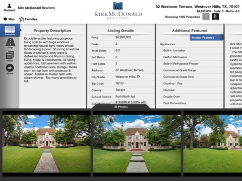 Kirk McDonald Realtors for iPad screenshot 4
