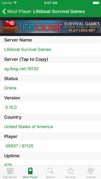 PE Server for Pocket Edition - Multiplayer Servers for Minecraft PE