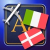 Trav Danish-Italian Dictionary-Phrasebook