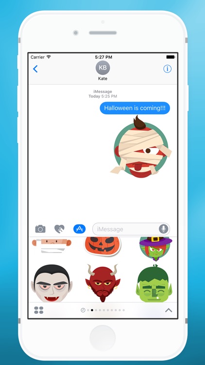 Halloween Characters Sticker for iMessage