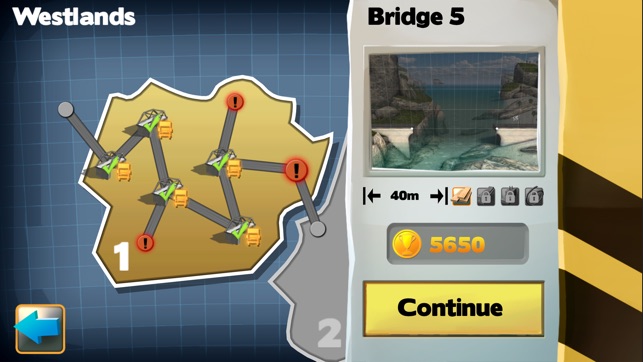 Bridge builder game