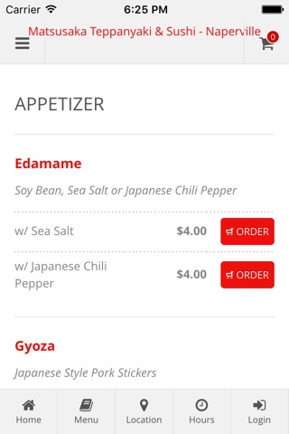 Matsusaka Teppanyaki & Sushi - Naperville Online Ordering screenshot 2