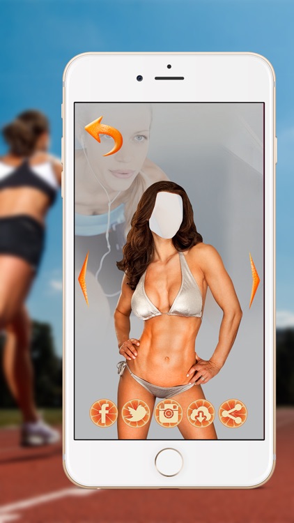 Fitness Girl Body Build.ing Photo Montage App - Get Strong Muscle and Six Pack Ab.s in Virtual Gym