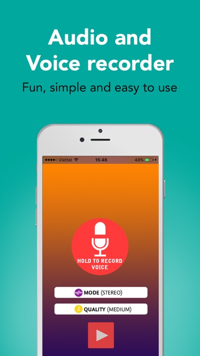 Hi-Q Voice Recorder Pro Screenshot 1