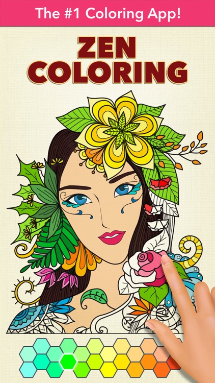 Zen Coloring Book for Adults screenshot-0