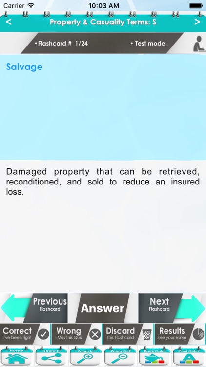 Property & Casuality Terms 400 Notes & Exam Quiz