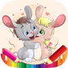 Färbung Spiele für Kinder Animal - Kinder Lernspiel