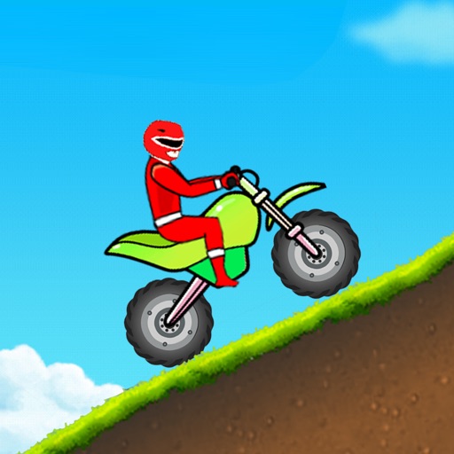 Motorbike Red Racer - Power Of The Rangers Version iOS App