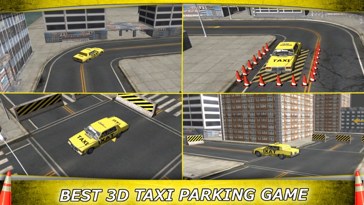 Super Taxi 3D Parking - Virtual Town Traffic Smash