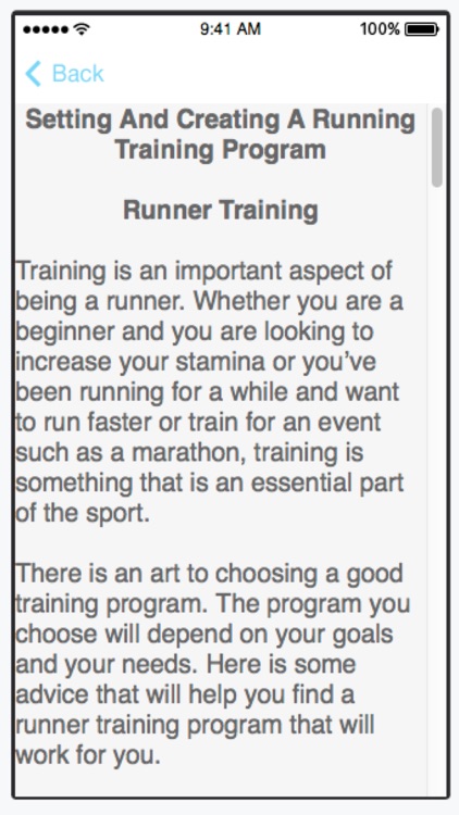 Marathon Training Schedule - Half and Full Marathon Running For Beginners screenshot-3