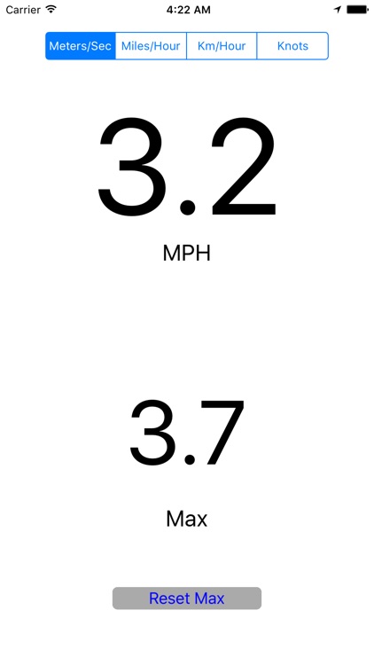 Speedometer with Max