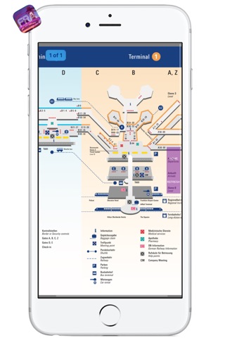 FRA AIRPORT - Realtime Info, Map, More - FRANKFURT (am MAIN) AIRPORT screenshot 4