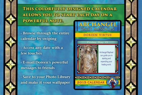 Archangel Messages 2015 Calendar - Doreen Virtue screenshot 2