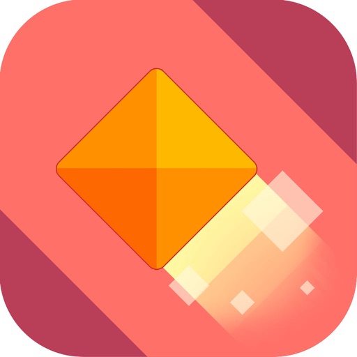 Dashy Orange Square iOS App