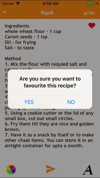 Indian Recipes Fast Food 2018 screenshot-3
