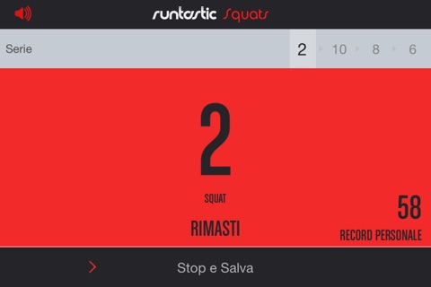 Runtastic Squats Trainer PRO screenshot 2