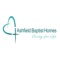 An overview of the Ashfield Baptist Homes facility including photos and descriptions of key services, staff and amenities