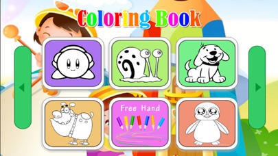 How to cancel & delete Animals Cartoon Coloring Page  Learning for kids from iphone & ipad 3