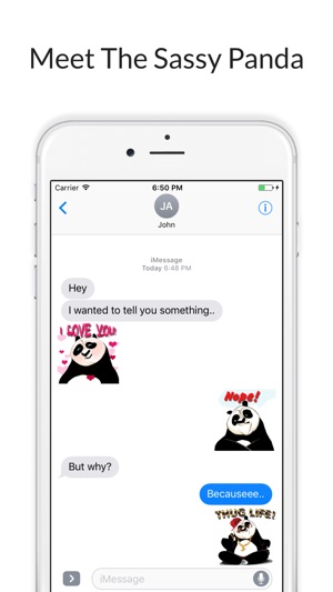 Sassy Panda - Funny Stickers(圖1)-速報App