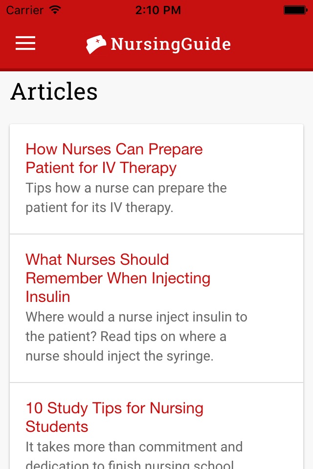 Nursing Guide App screenshot 4