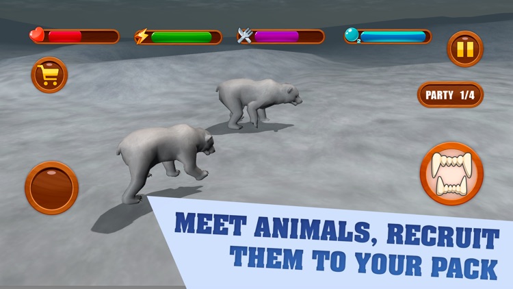 Wild Arctic Bear Survival Simulator 3D Full screenshot-3