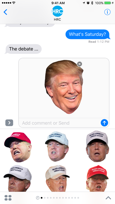 How to cancel & delete Trump Sticker Pack — Make Emoji Great Again from iphone & ipad 2