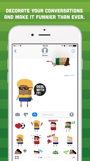 Brickmoji Stickers: Soccer Edition(圖4)-速報App