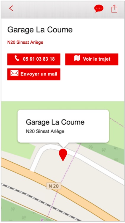 Garage La Coume - app'mobile