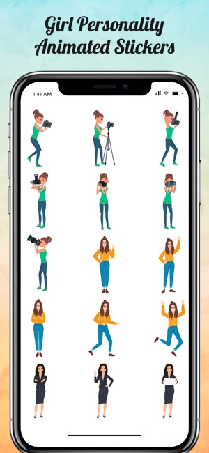 Women Personality Stickers(圖4)-速報App