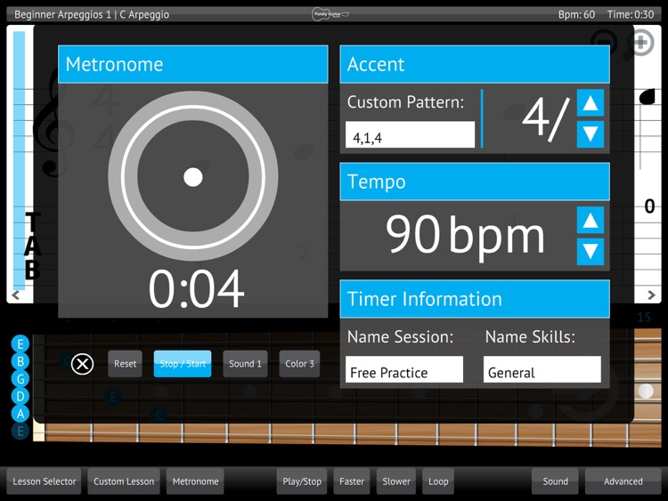Learn & Practice Acoustic Guitar Lessons Exercises screenshot-3