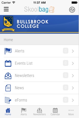 Bullsbrook College - Skoolbag screenshot 2