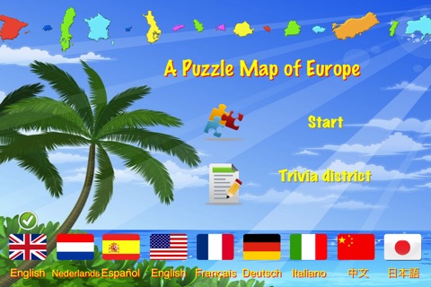 A Puzzle Map of Europe screenshot 3