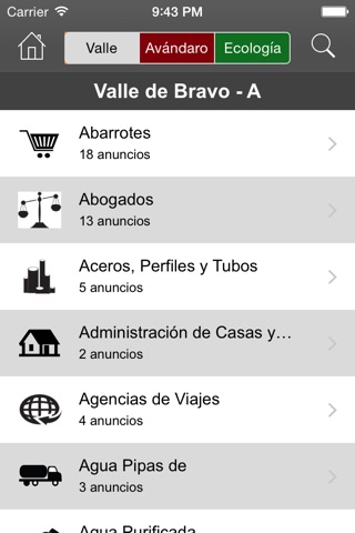 Directorio de Valle screenshot 2