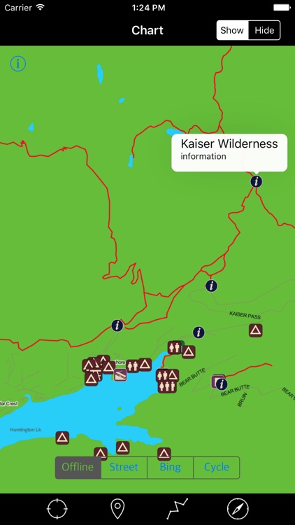 Sierra National Forest – GPS Offline Map Navigator