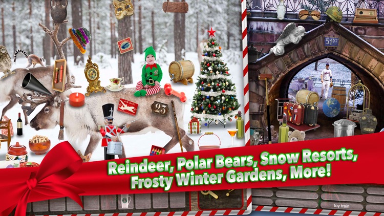 White Christmas Winter Holiday Hidden Object Games screenshot-4