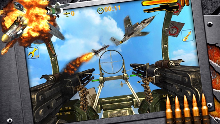 Turret Commander - shoot from B17 top machine gun screenshot-3