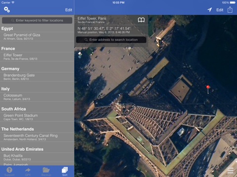GPS location 3D/flyover screenshot 2