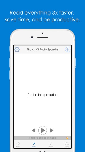 Spreeder: Speed Reading E-Reader and Trainer(圖1)-速報App